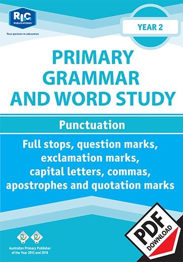 Primary Grammar and Word Study – Punctuation – Ages 7-8 ebook | Year 3